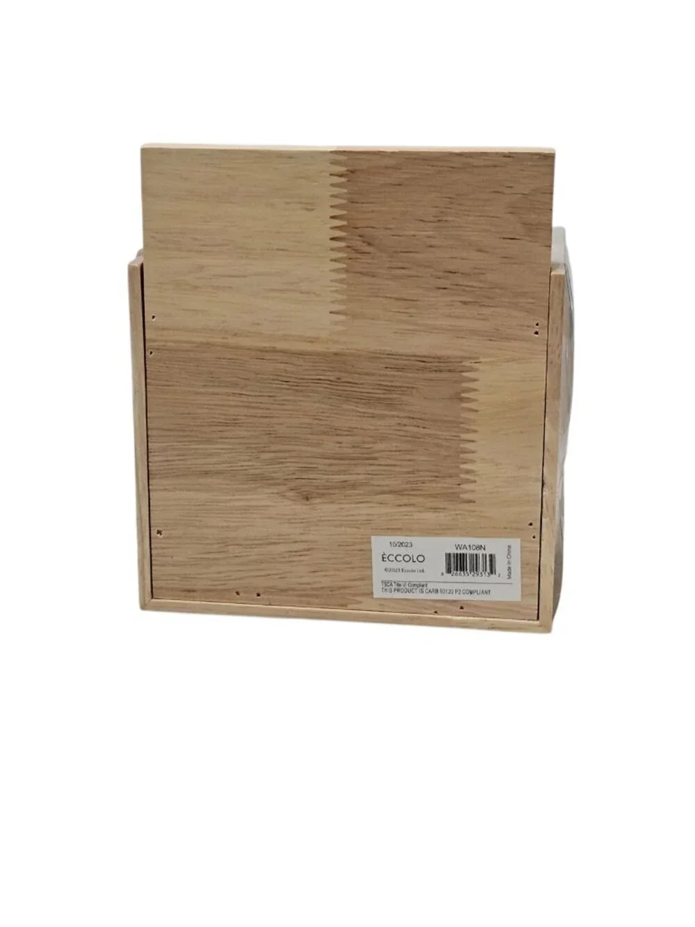 Eccolo New Perpetual Wooden Block Desk Month & Day Calendar Home Decor